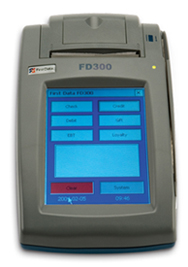 First Data FD-300 FD300 Touch Screen Terminal